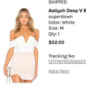 Off the shoulder bodysuit